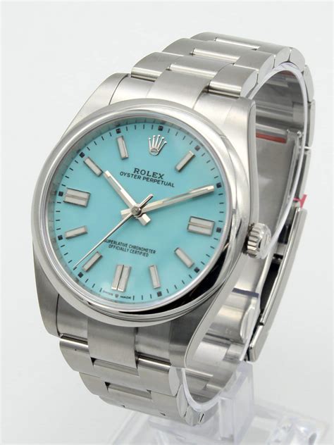 blue face rolex women's|rolex tiffany dial.